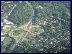 Flight  Toronto - Chicago 20 - suburban Chicago highway intersection